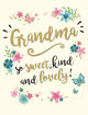 Picture of GRANDMA SWEET AND LOVELY CARD